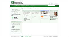 Desktop Screenshot of die-reisemedizin.de